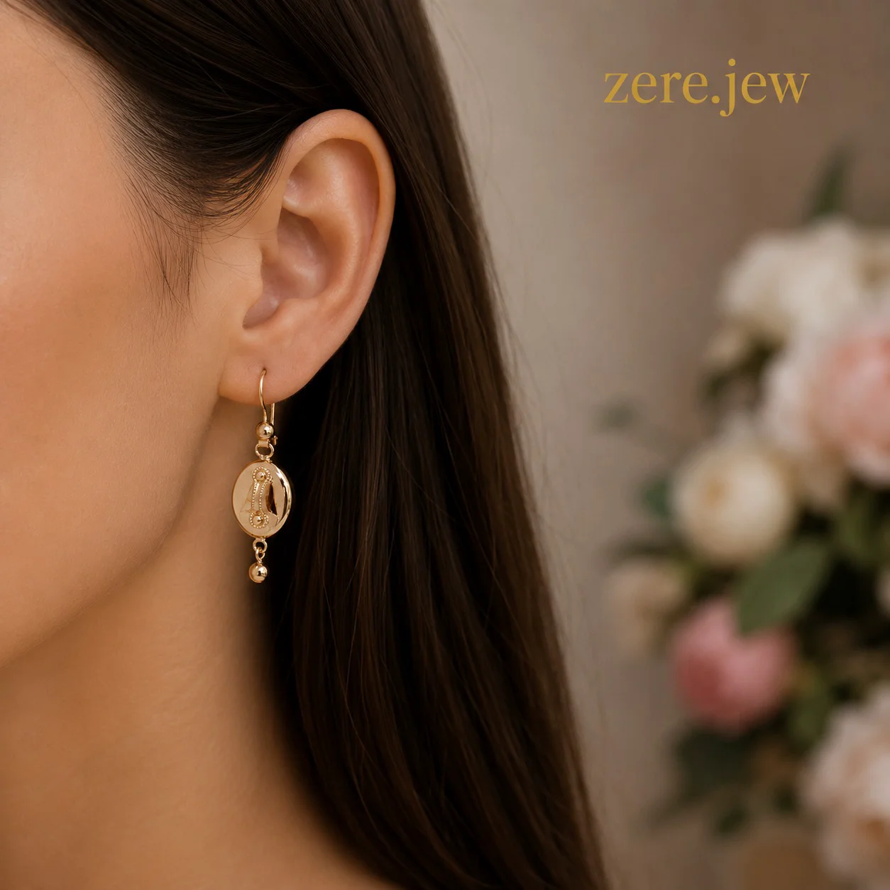 Серьги Zere из красного золота ZR05092609 585 пробы, 3.62г купить,271500