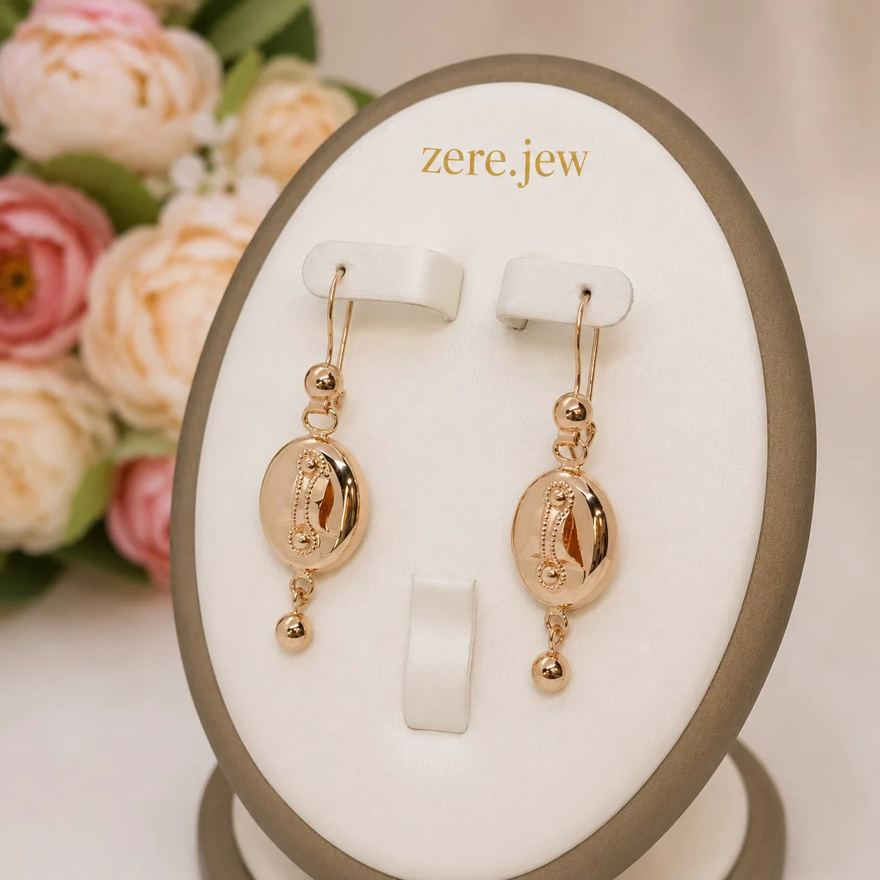 Серьги Zere из красного золота ZR05092609 585 пробы, 3.62г купить,271500