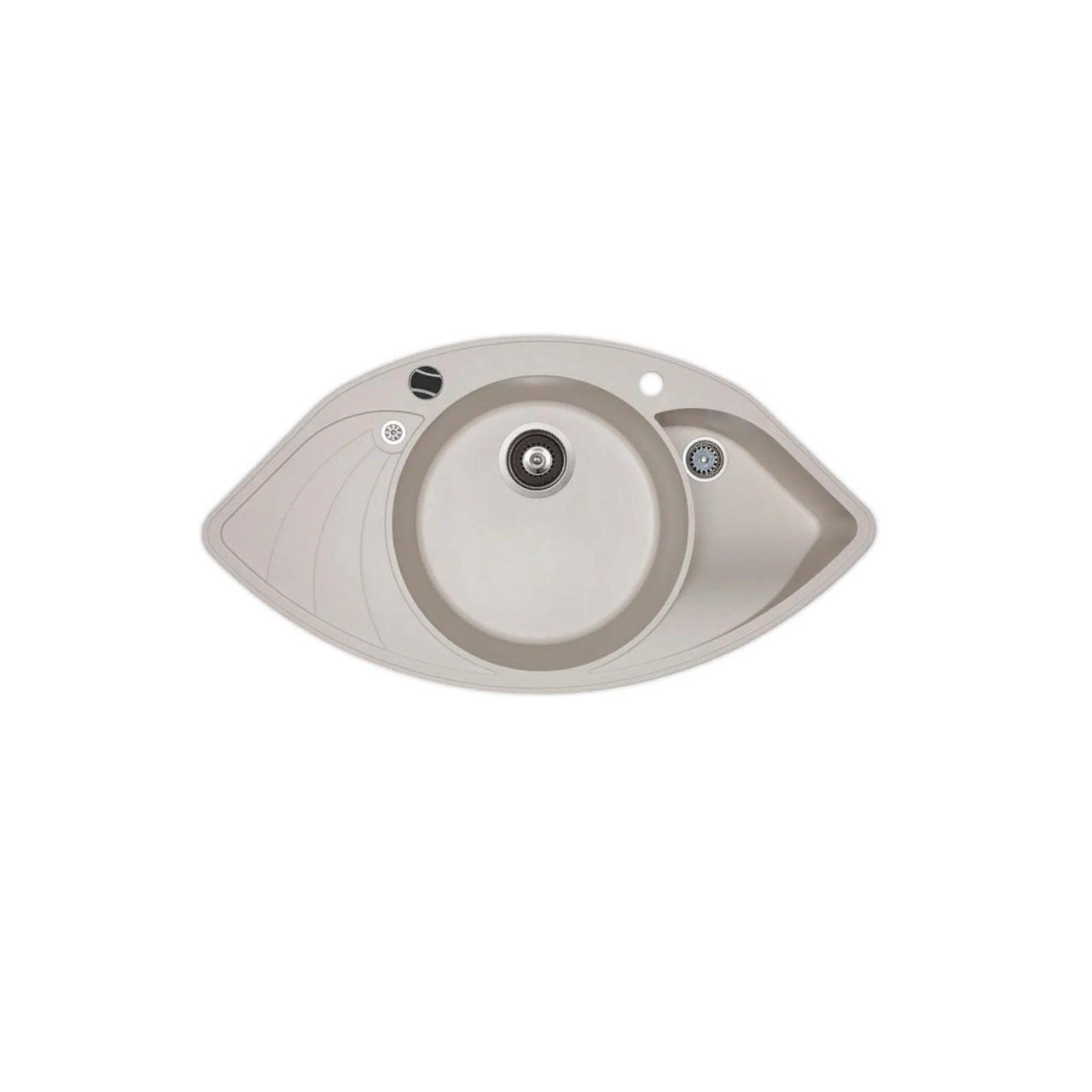 Кухонная мойка Aquasanita SCP151-110AW бежевая купить,NaN