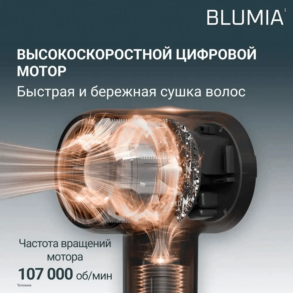 Фен Rowenta HY 5N 12E0 бирюзовый
