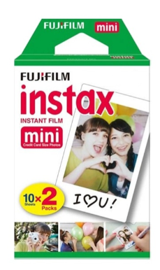 Фотокамера моментальной печати Instax MINI 11 голубой + пленка 20 шт