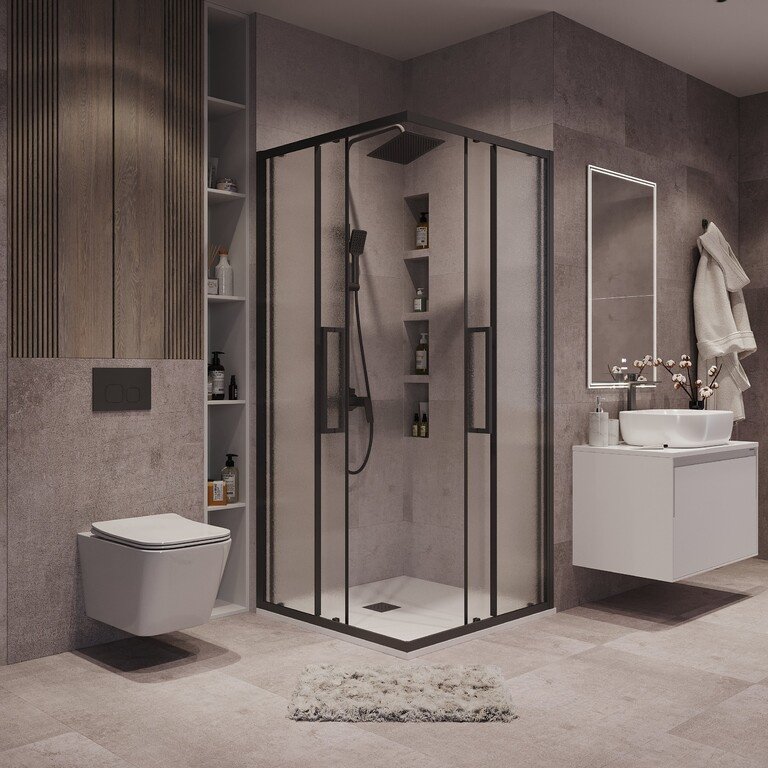 Душевое ограждение Grossman двухстенное 300.K33.02.1010.21.02 Cosmo, 1000х1950 мм купить,NaN