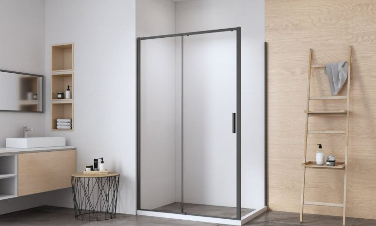 Душевое ограждение KABINKA.KZ двухстенное AE65-160x90-BT, 1600х1900 мм купить,NaN