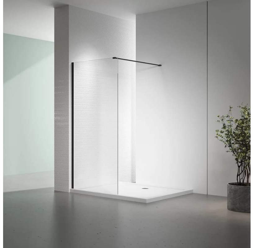 Душевое ограждение Veconi одностенное KR-72B Арт. KR72B-110-01-C7, 1100х2000 мм