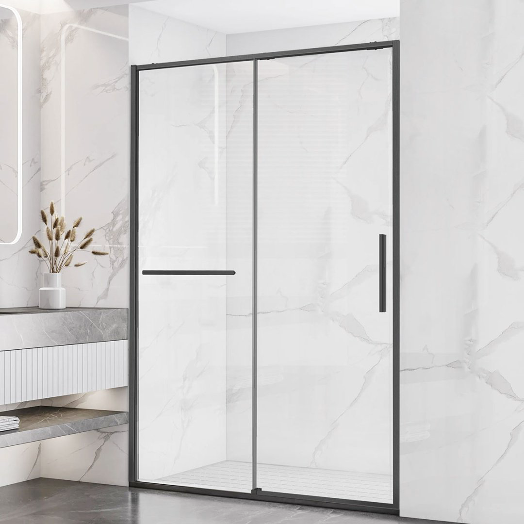 Душевое ограждение KABINKA.KZ одностенное Slim Soft VDS-1SS110CLGM, 1100х2000 мм