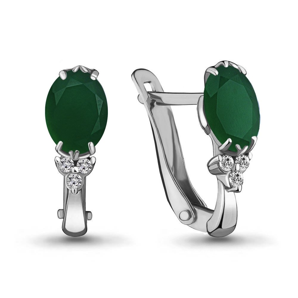 Серьги Aquamarine 4414009А 2,5гр. купить,NaN