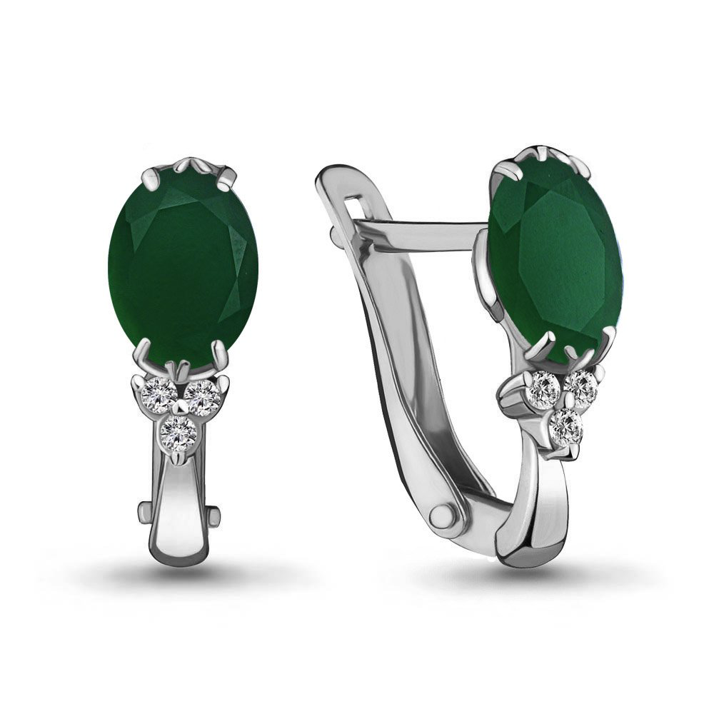 Серьги Aquamarine 4414009А 2,5гр. купить,NaN