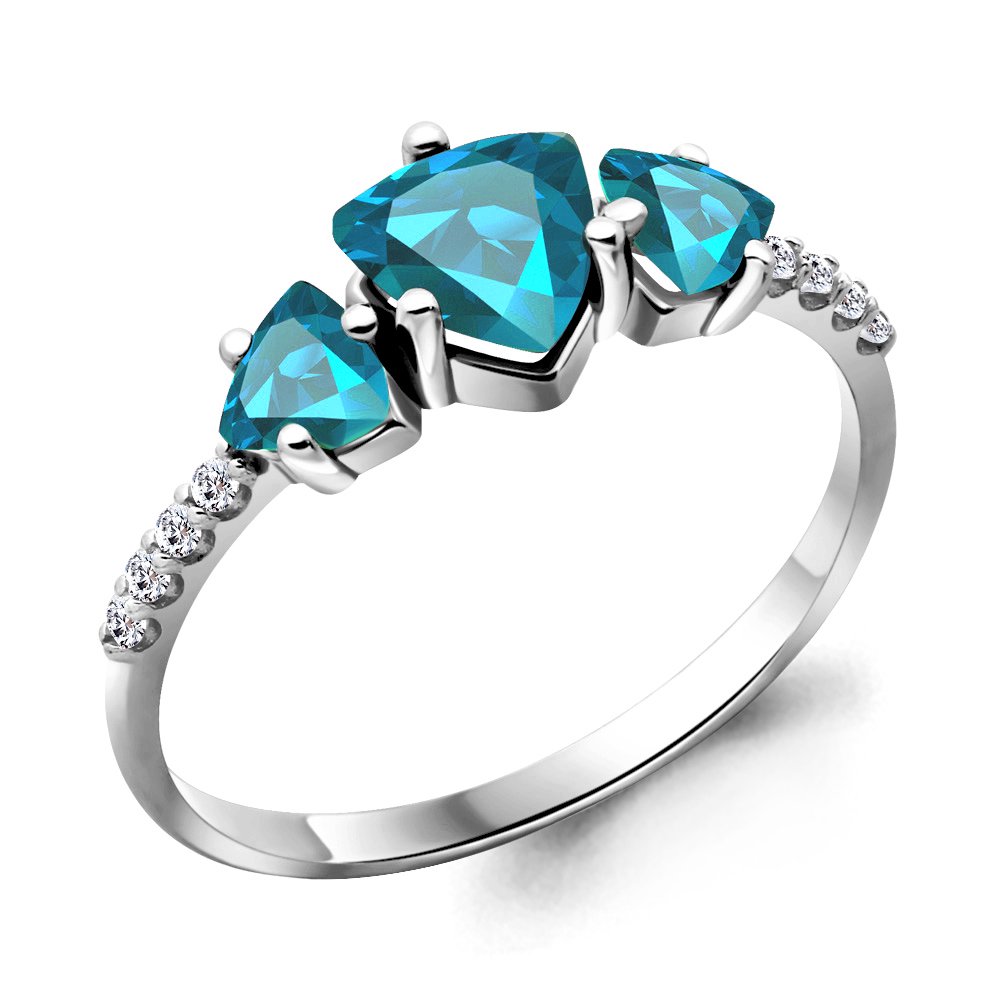 Кольцо Aquamarine 6519705А 16р 1,2гр. купить,NaN