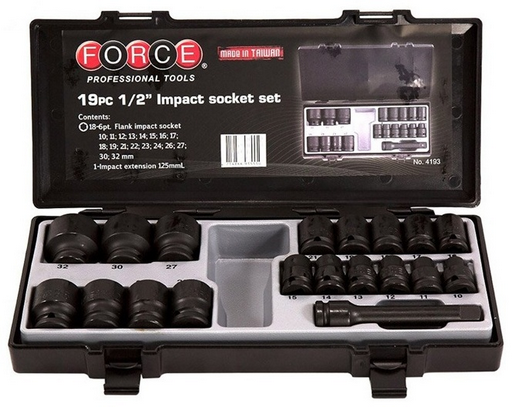 Набор головок Force 1/2 4193 19 предметов