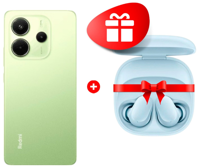 Смартфон Xiaomi Redmi Note 14 4G 8/256Gb Lime Green + подарок купить,NaN