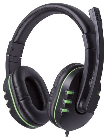 Наушники Ritmix RH-555M Gaming черно-зеленые купить,NaN