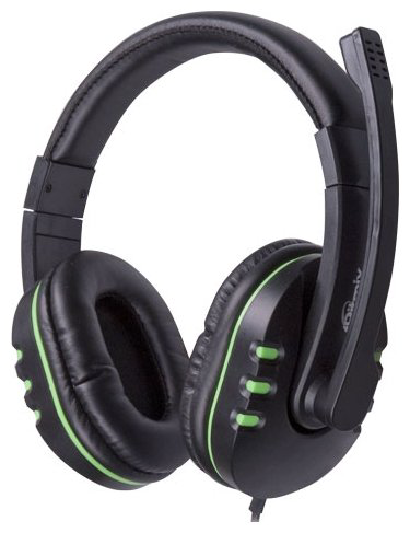 Наушники Ritmix RH-555M Gaming черно-зеленые купить,NaN