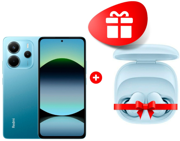 Смартфон Xiaomi Redmi Note 14 4G 8/128Gb Ocean Blue +подарок купить,NaN