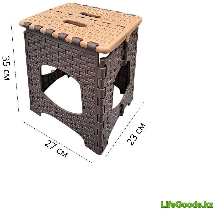 LifeGoods.kz табурет LG51466 коричневый купить,NaN