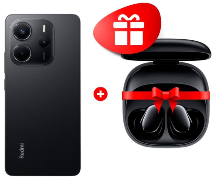 Смартфон Xiaomi Redmi Note 14 4G 8/128Gb Midnight Black + подарок купить,NaN