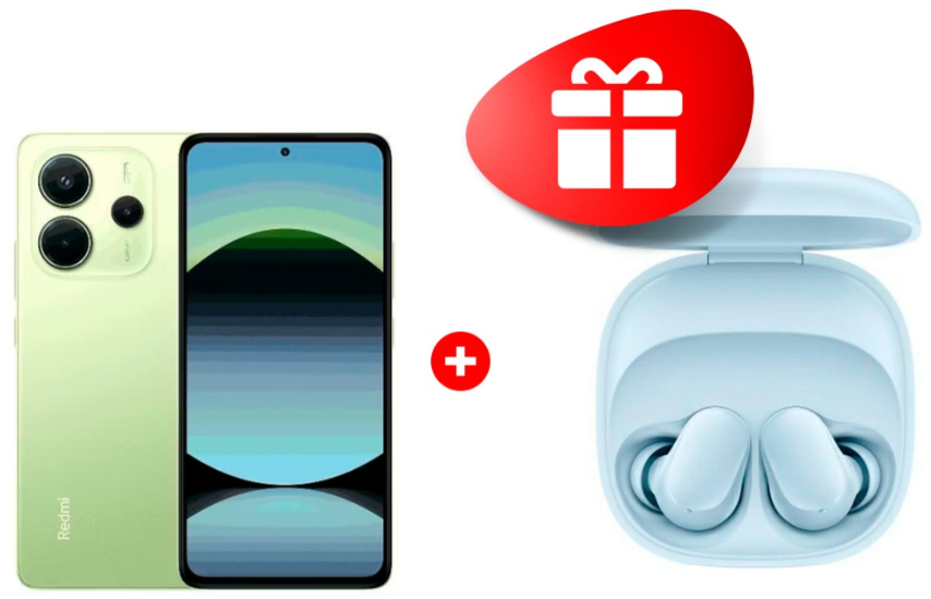 Смартфон Xiaomi Redmi Note 14 4G 8/128Gb Lime Green + подарок купить,NaN