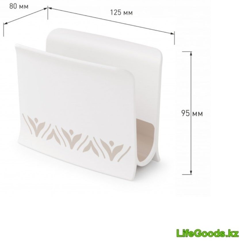 LifeGoods.kz салфетница LG50384, пластик купить,NaN