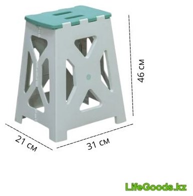 LifeGoods.kz табурет LG51666 зеленый