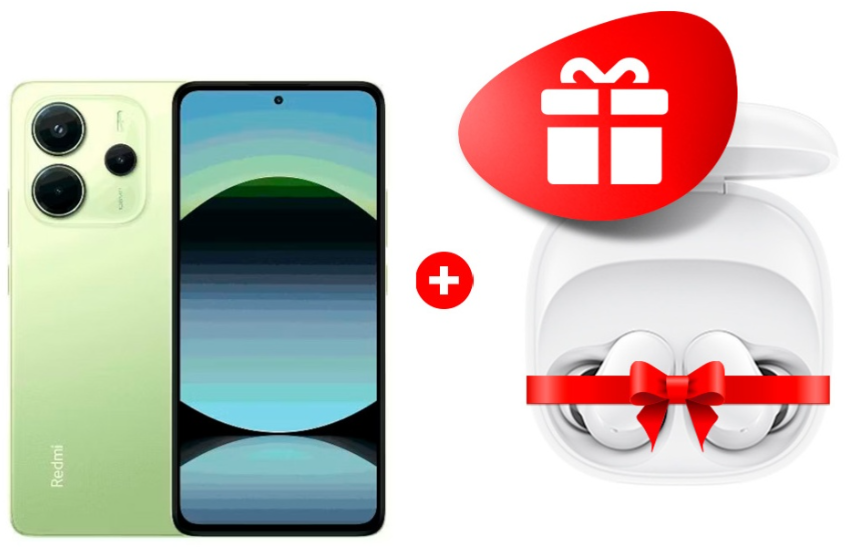 Смартфон Xiaomi Redmi Note 14 4G 8/128Gb Lime Green + подарок купить,NaN