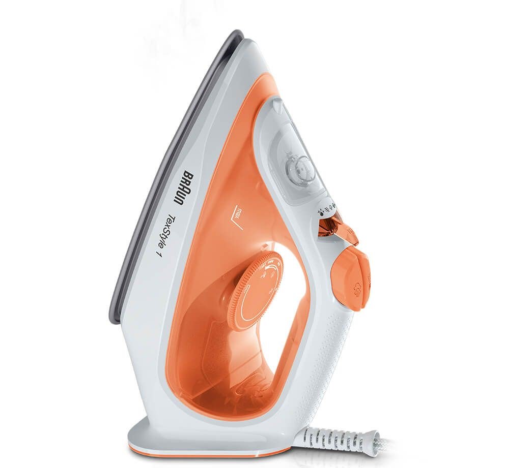 Утюг Braun TexStyle 1 SI 1009 OR оранжевый купить,0