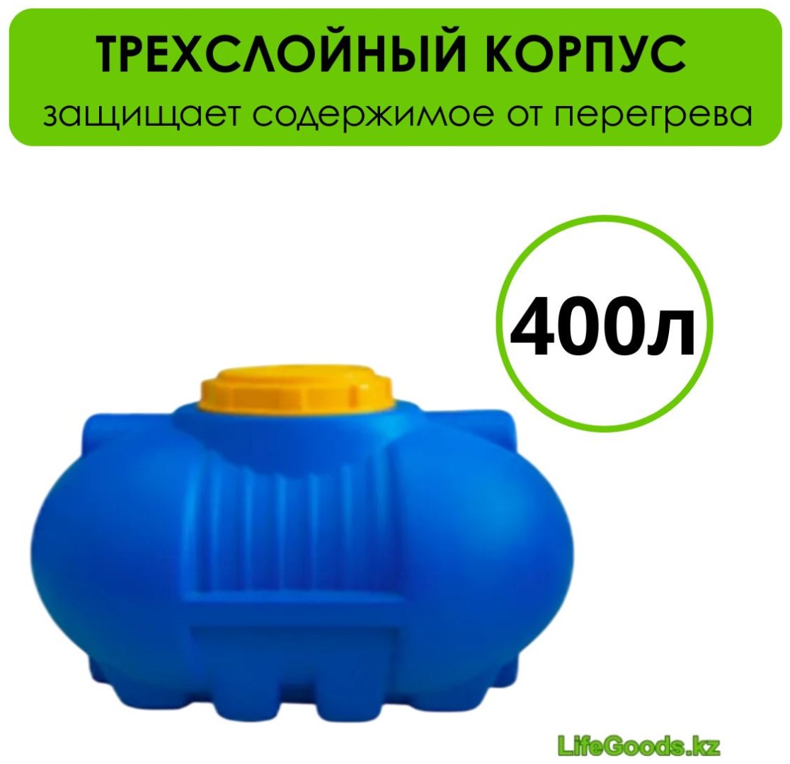 Бак 400 л, пластик