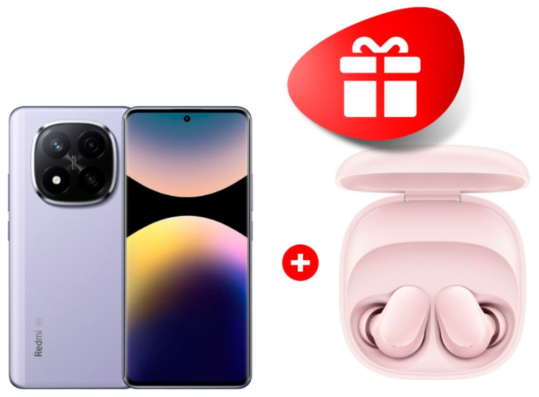 Смартфон Xiaomi Redmi Note 14 Pro+ 5G 12/512Gb Lavender Purple + подарок купить,NaN
