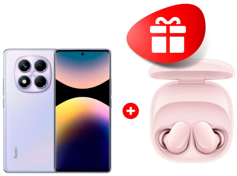 Смартфон Xiaomi Redmi Note 14 Pro 4G 8/256Gb Aurora Purple + подарок купить,NaN