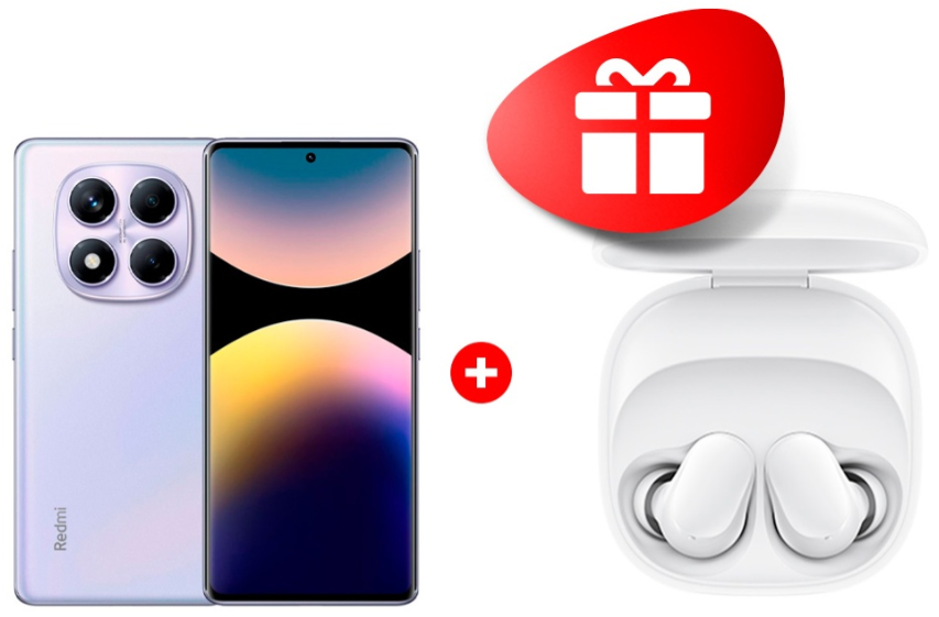 Смартфон Xiaomi Redmi Note 14 Pro 4G 8/256Gb Aurora Purple + подарок купить,NaN