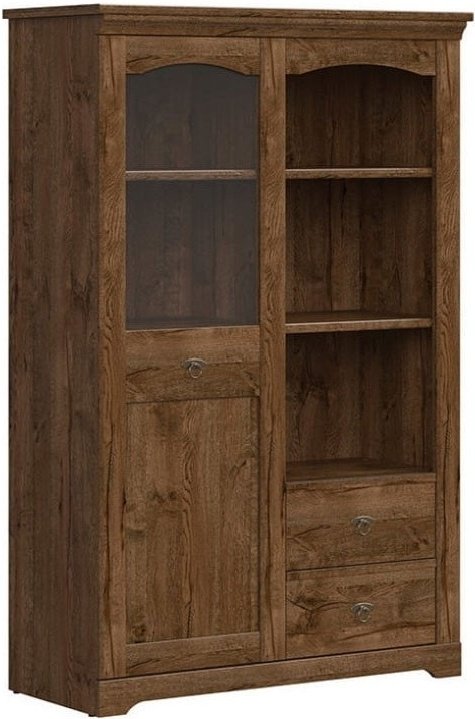 Шкаф-витрина Гербор Патрик REG1W2S Дуб техас купить,NaN