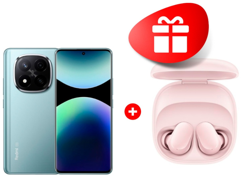 Смартфон Xiaomi Redmi Note 14 Pro+ 5G 12/512Gb Frost Blue + подарок
