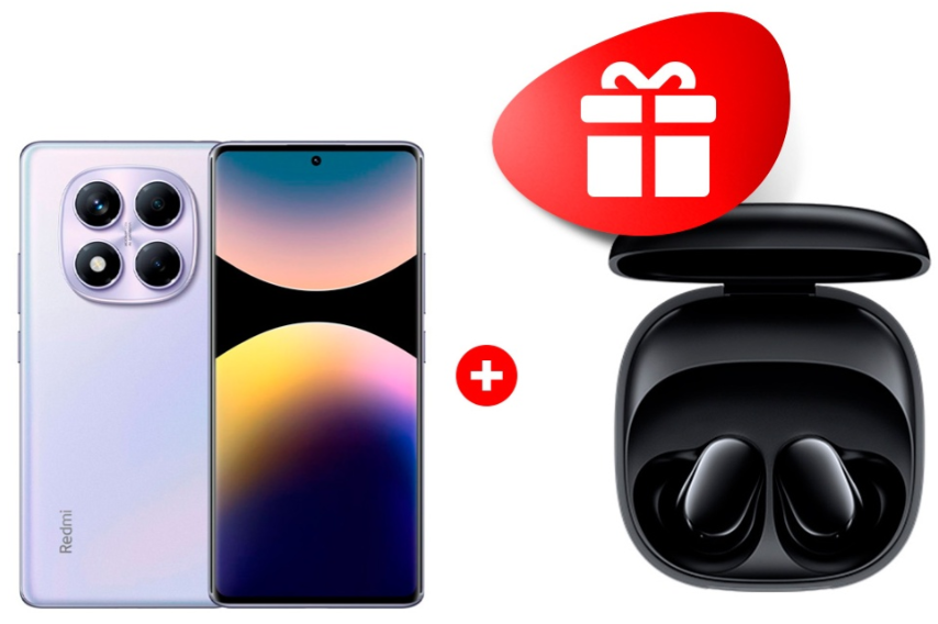 Смартфон Xiaomi Redmi Note 14 Pro 4G 8/256Gb Aurora Purple + подарок купить,NaN