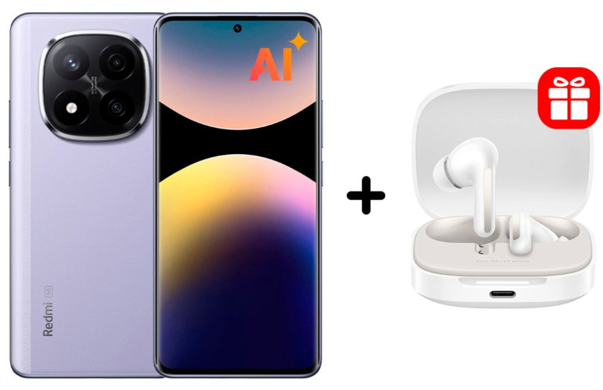 Смартфон Xiaomi Redmi Note 14 Pro+ 5G 12/512Gb Lavender Purple + подарок купить,NaN