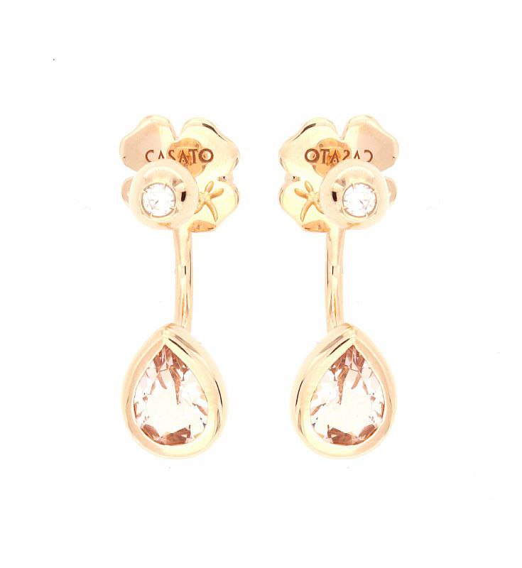 Серьги Casato 1293 cas 5,92гр 0,1ct 2,2ct. купить,NaN