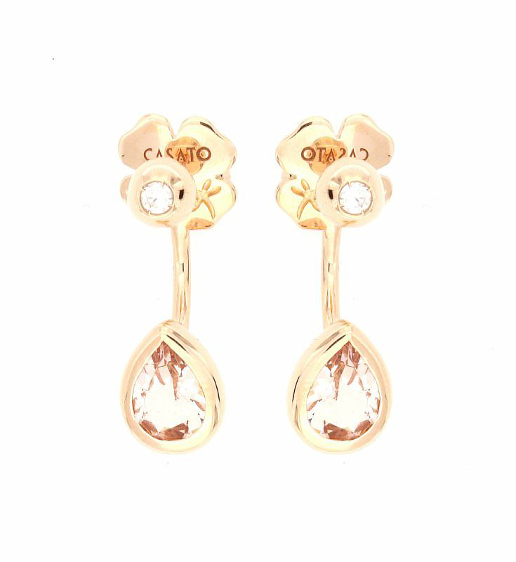 Серьги Casato 1293 cas 5,92гр 0,1ct 2,2ct. купить,NaN
