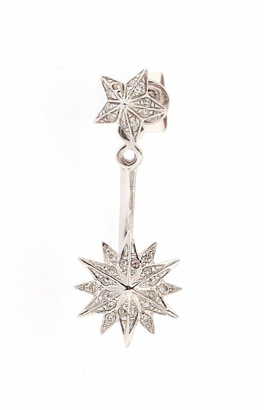 Моносерьга Djula 1214cas/31 2,68гр 0,12ct. купить,NaN