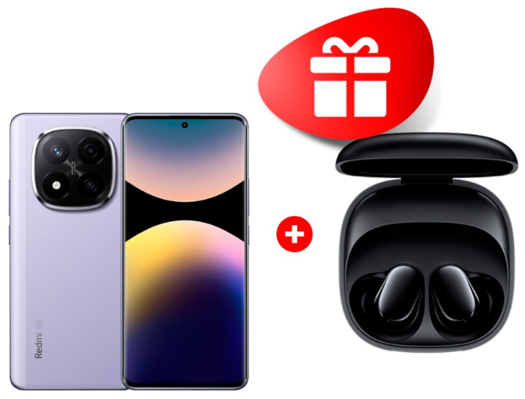 Смартфон Xiaomi Redmi Note 14 Pro+ 5G 12/512Gb Lavender Purple + подарок купить,NaN