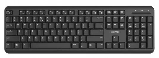 Клавиатура Canyon HKB-W20 черная 