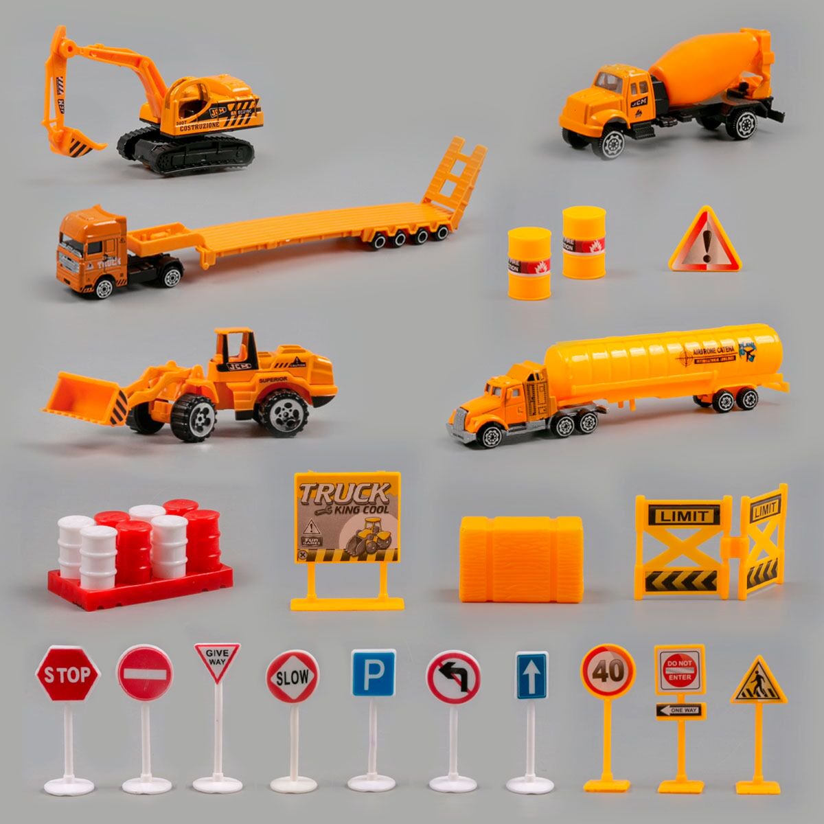 Игровой набор XinYu Дорожные работы 30 предметов D 89622D купить,NaN