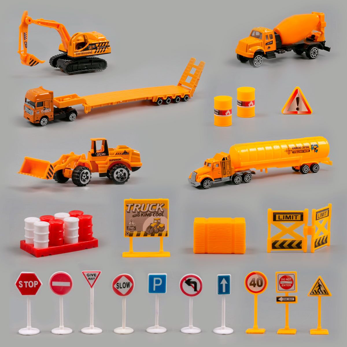 Игровой набор XinYu Дорожные работы 30 предметов D 89622D купить,NaN