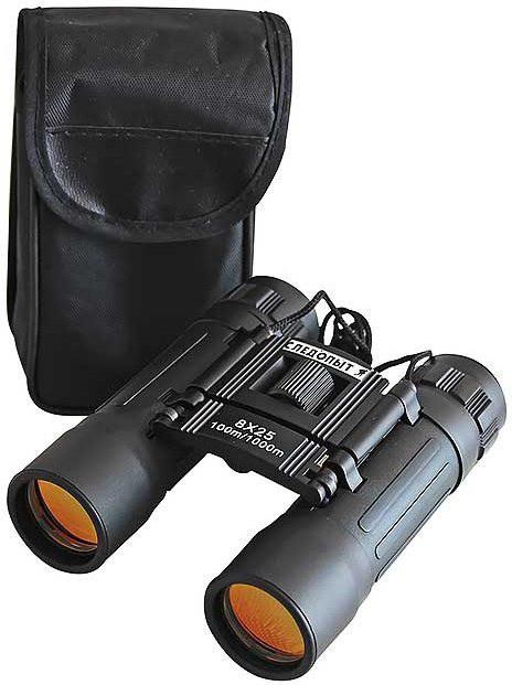 Бинокль Следопыт PF-BT-10 8x25 мм черный