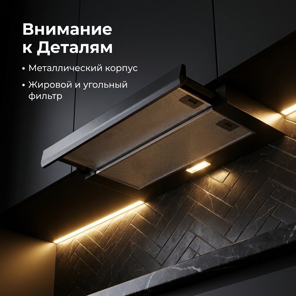 Вытяжка NEXME TH60B черный