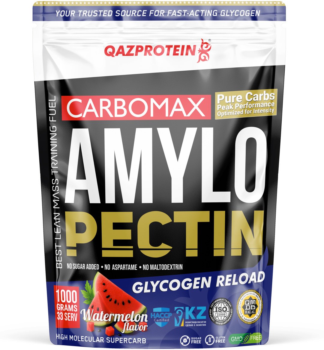 Гейнер Qazprotein Amylopectin арбуз 1000 г купить,5000