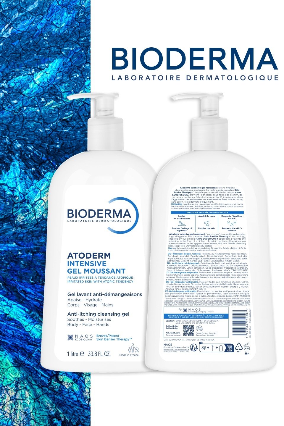 Bioderma Atoderm Intensive гель 1000 мл
