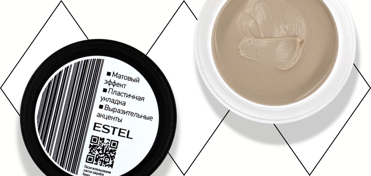 ESTEL PROFESSIONAL ST4G Matt Hair Modeling Clay Strong Hold глина сильная фиксация 65 мл
