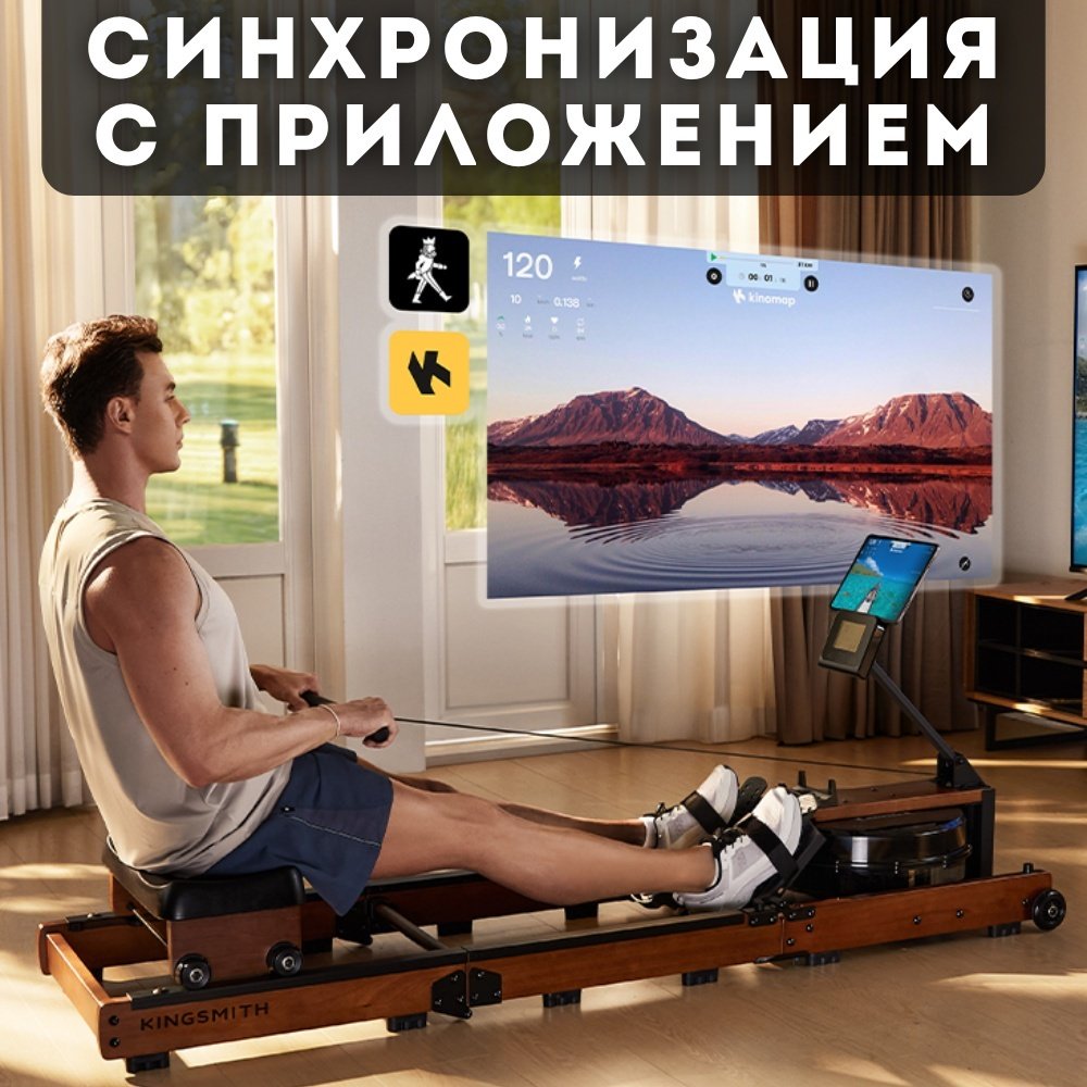 Гребной тренажер Xiaomi KingSmith Rowing Machine Lite (WR3L) купить,209990