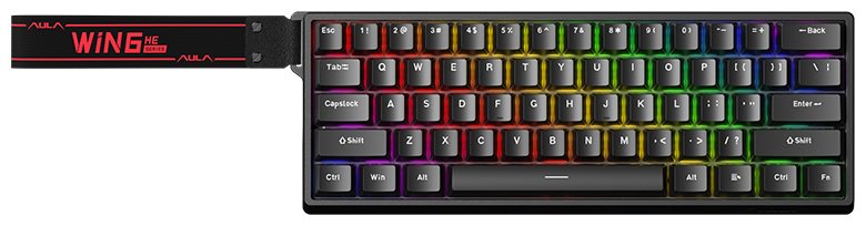 Клавиатура AULA WIN60HE черный купить,NaN