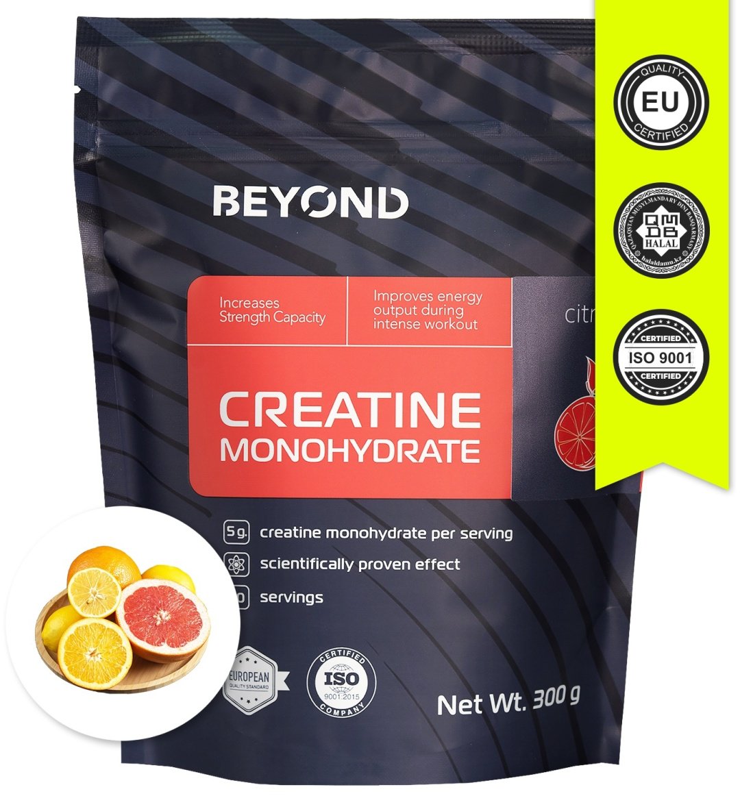 Креатин BEYOND Creatine Monohydrate цитрус 300 г