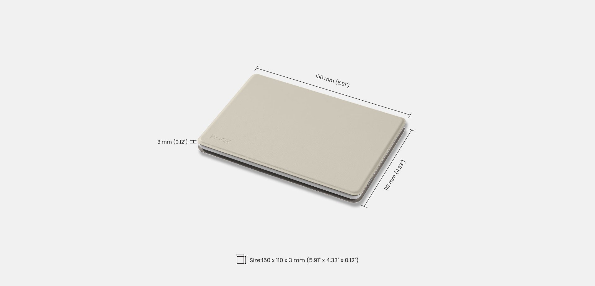 Чехол ONYX BOOX для Go 6 Gen II бежевый