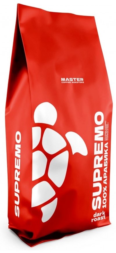 Кофе Master Coffee Supremo зерновой в пакете 1000 г