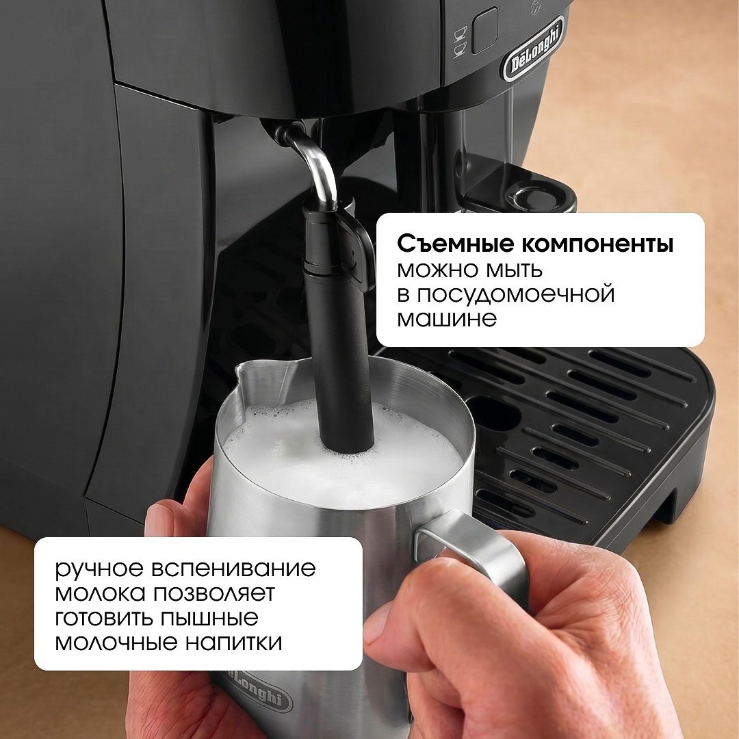Кофемашина Delonghi Magnifica S ECAM12.121.B черный купить,177417
